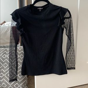 Black express blouse